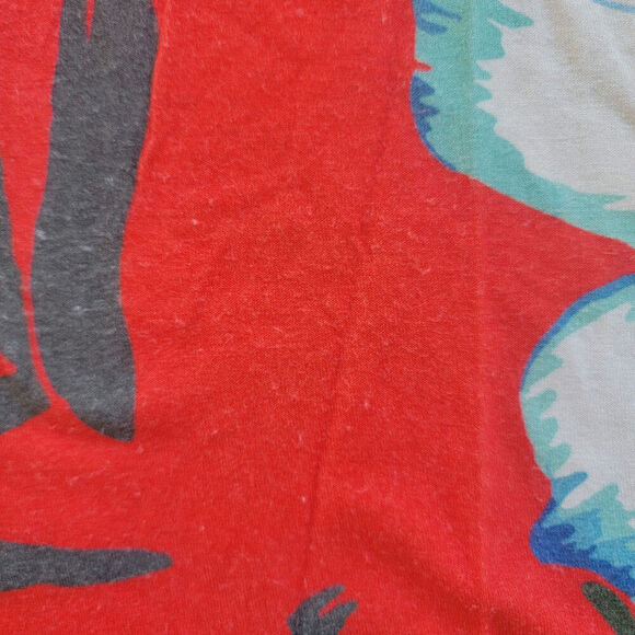 Desigual Bold Floral Asymmetrical Emilio Tunic T-Shirt Top Artsy Boho Size Small - Picture 6 of 6